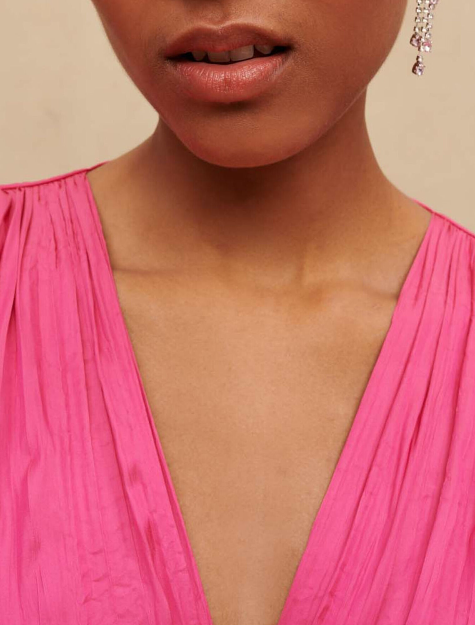 Short draped dress