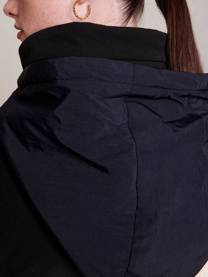 Bicolour padded jacket