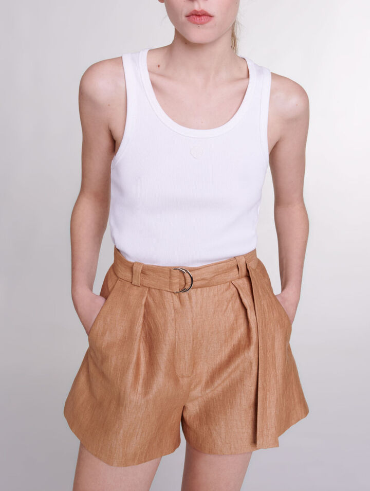 Short en lin