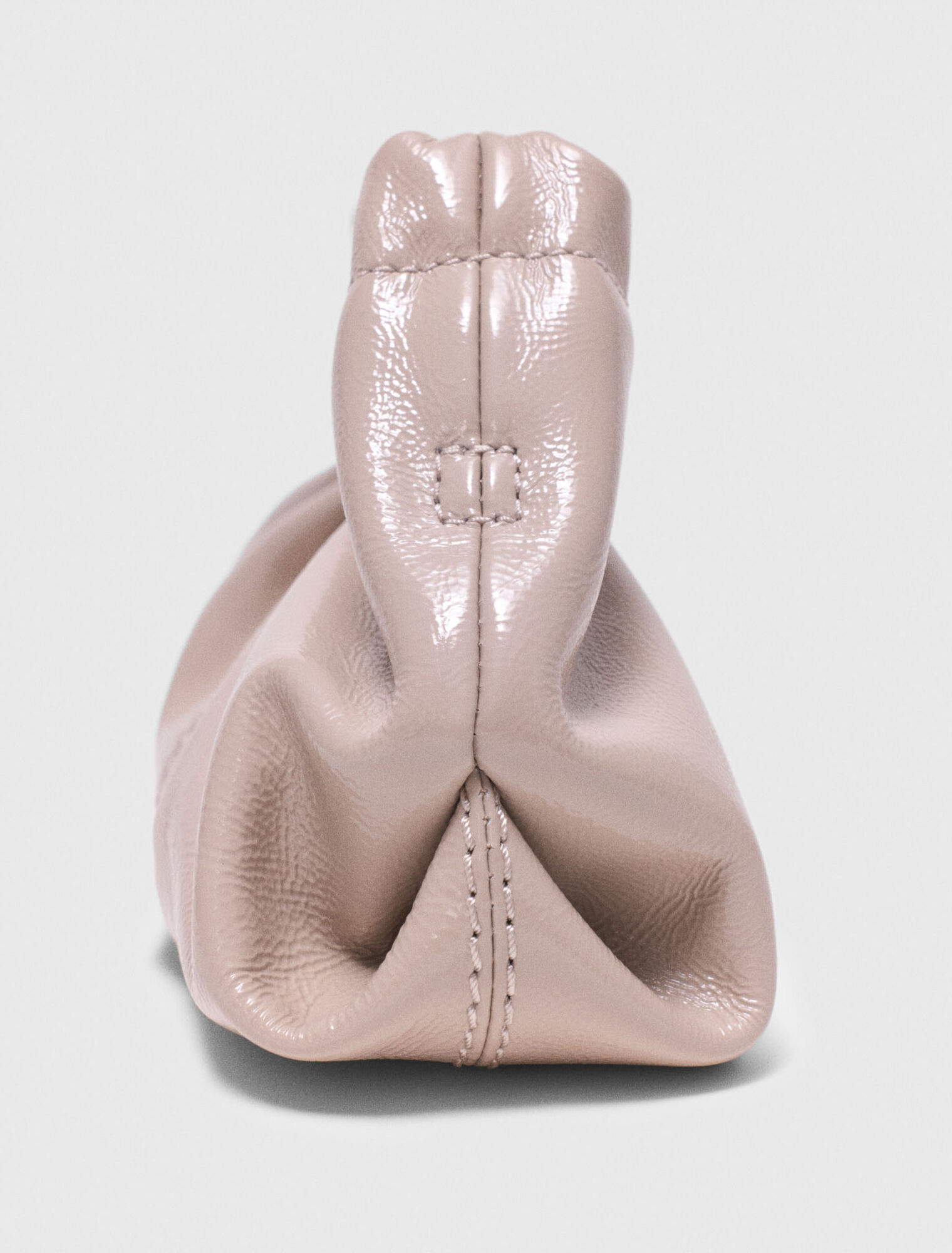 Mini clutch en cuir naplak