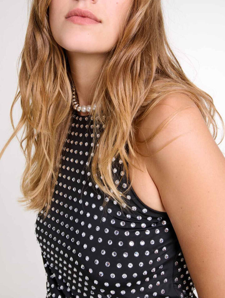 Rhinestone tank top