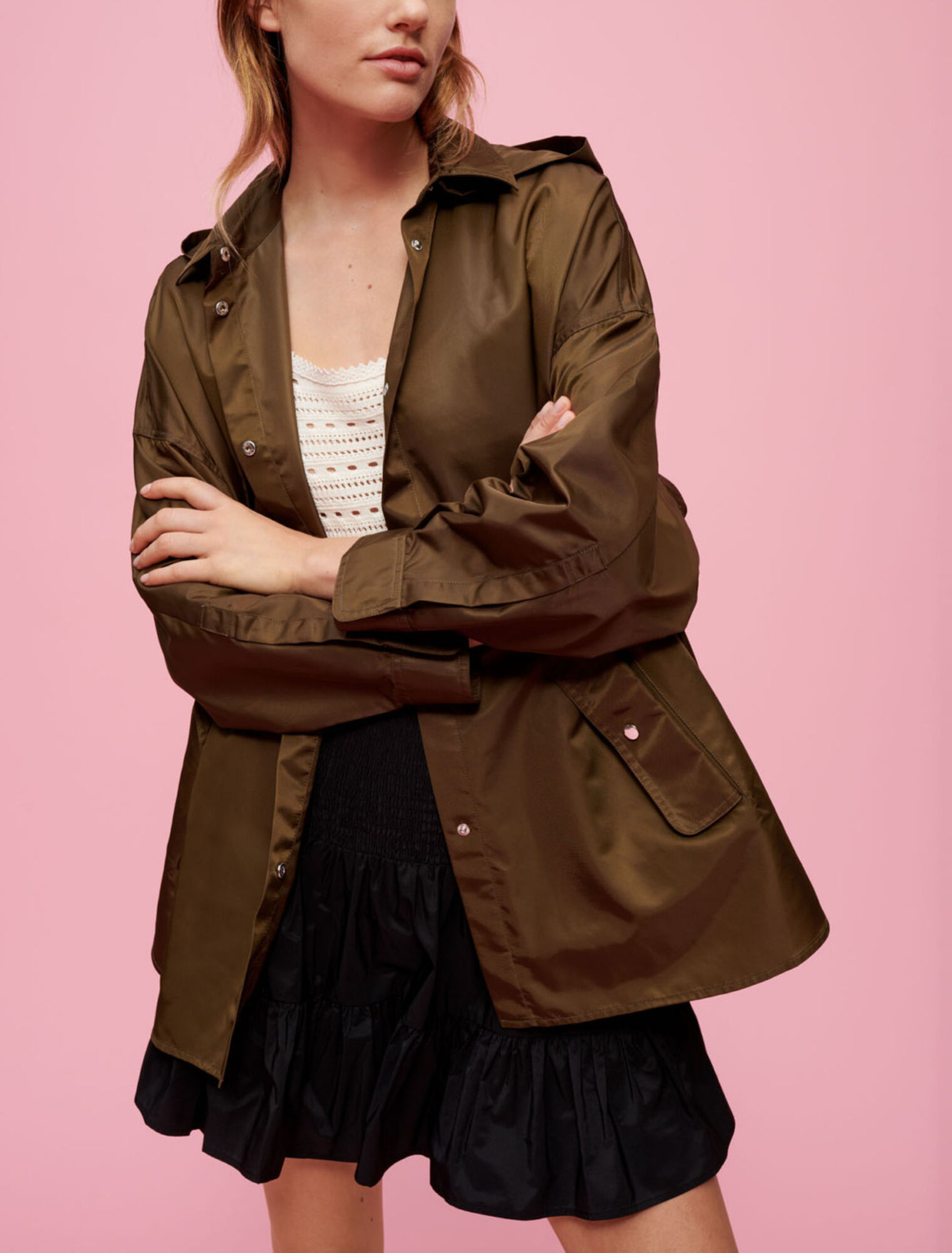 Windcheater in technical fabric