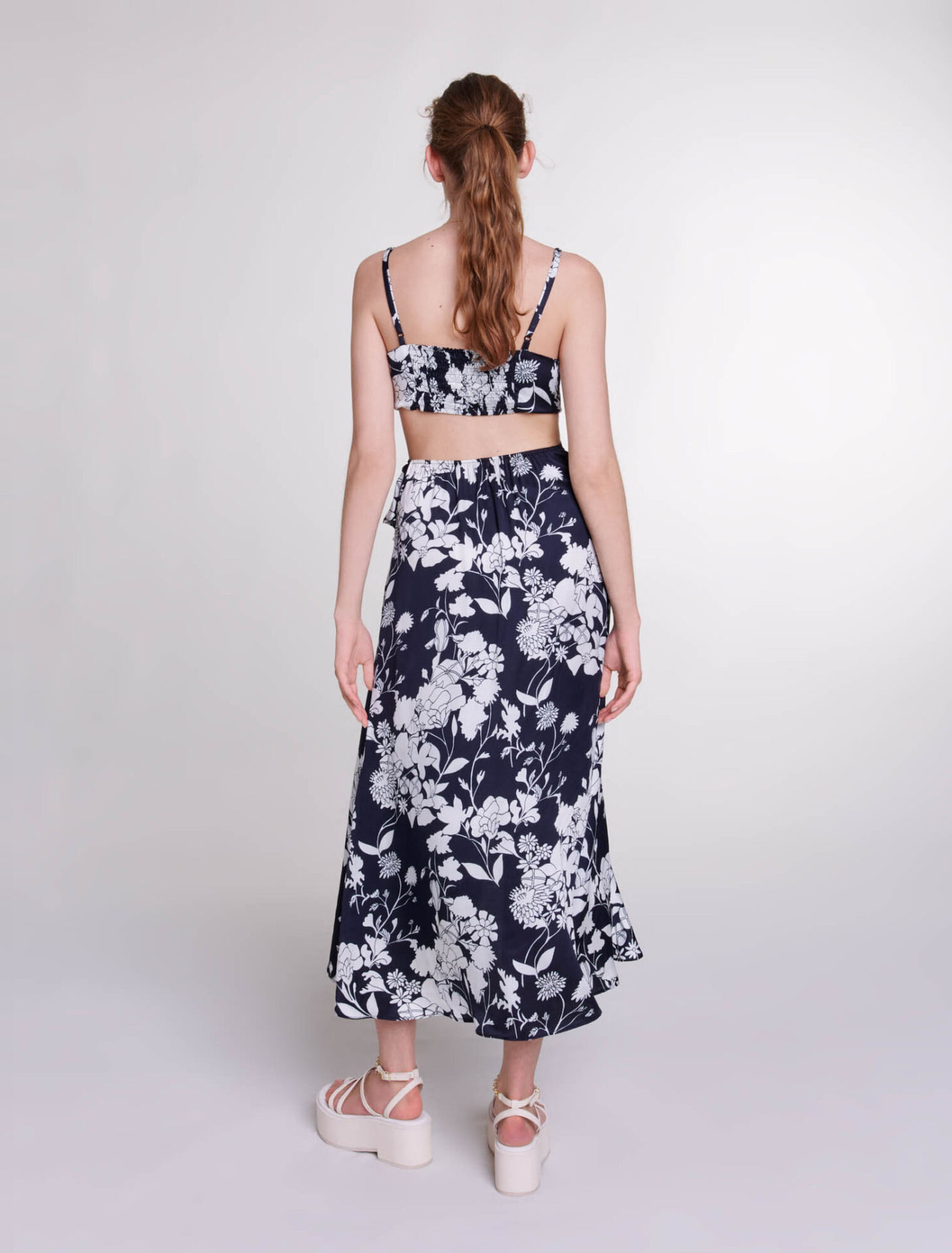 Cutaway maxi dress