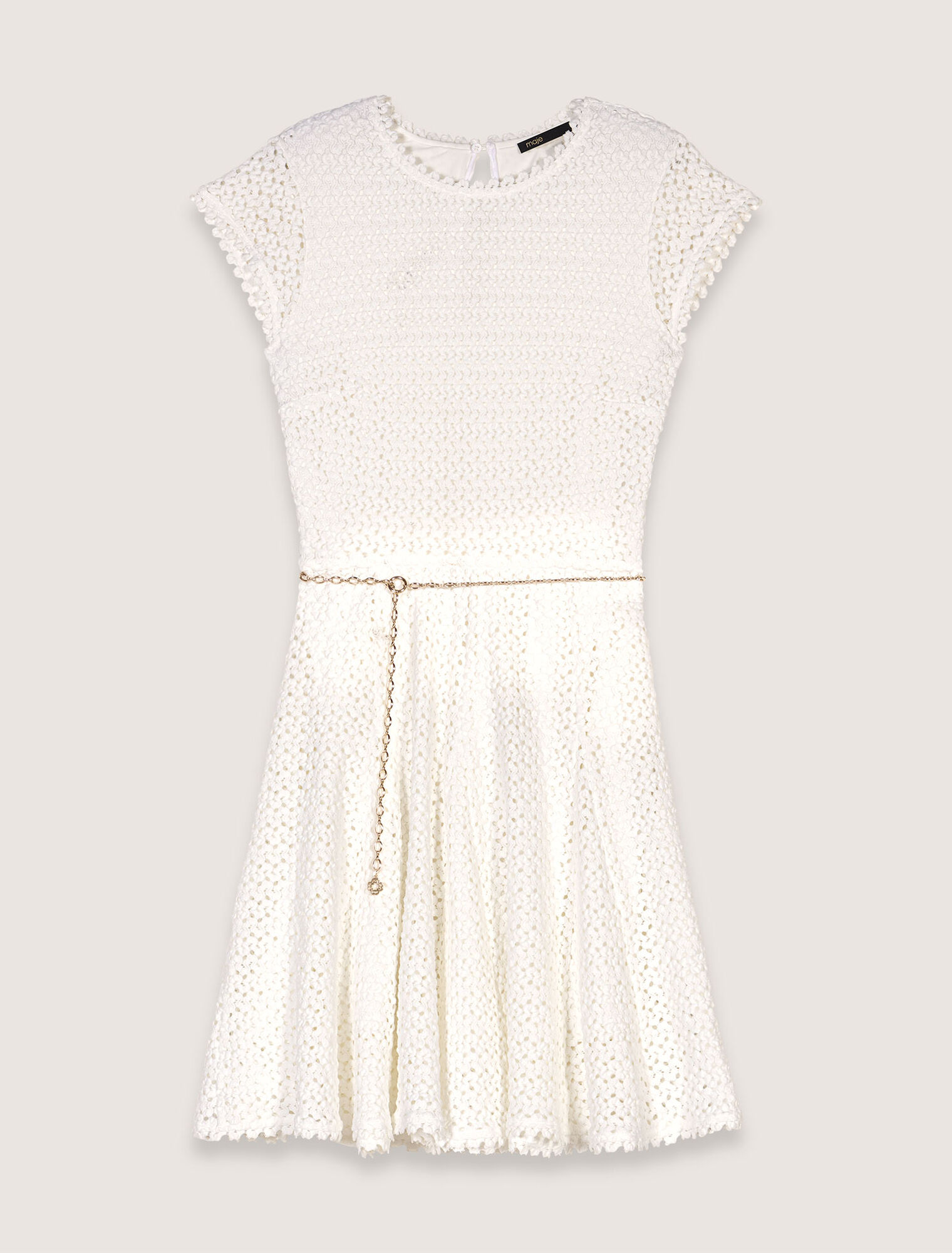 Robe courte en crochet