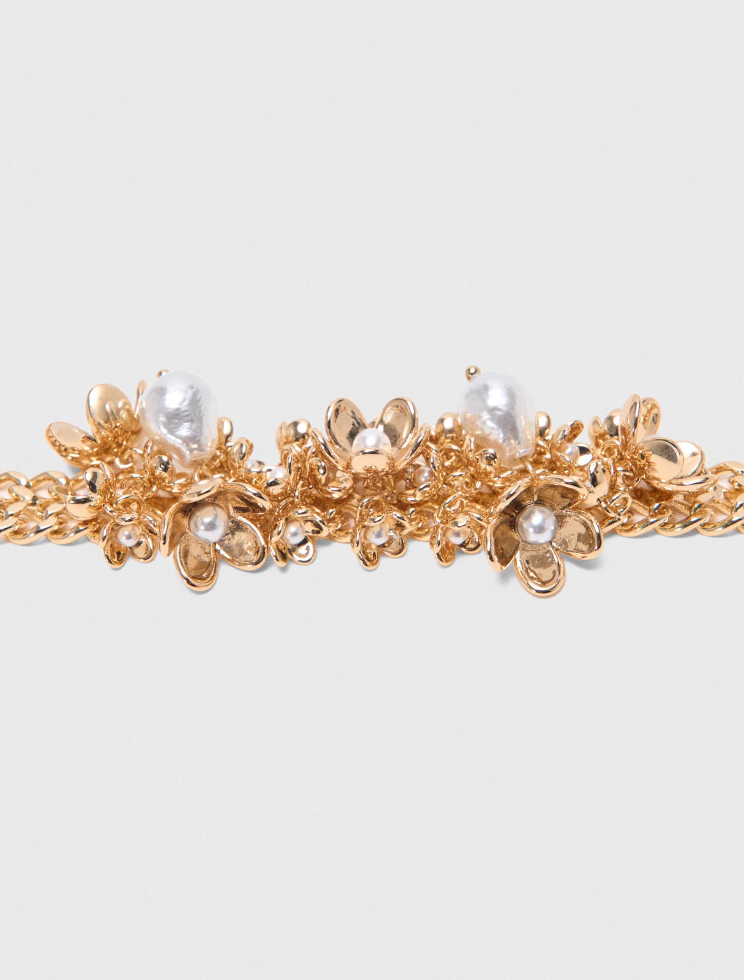 Bracelet asym&eacute;trique &agrave; large chaine