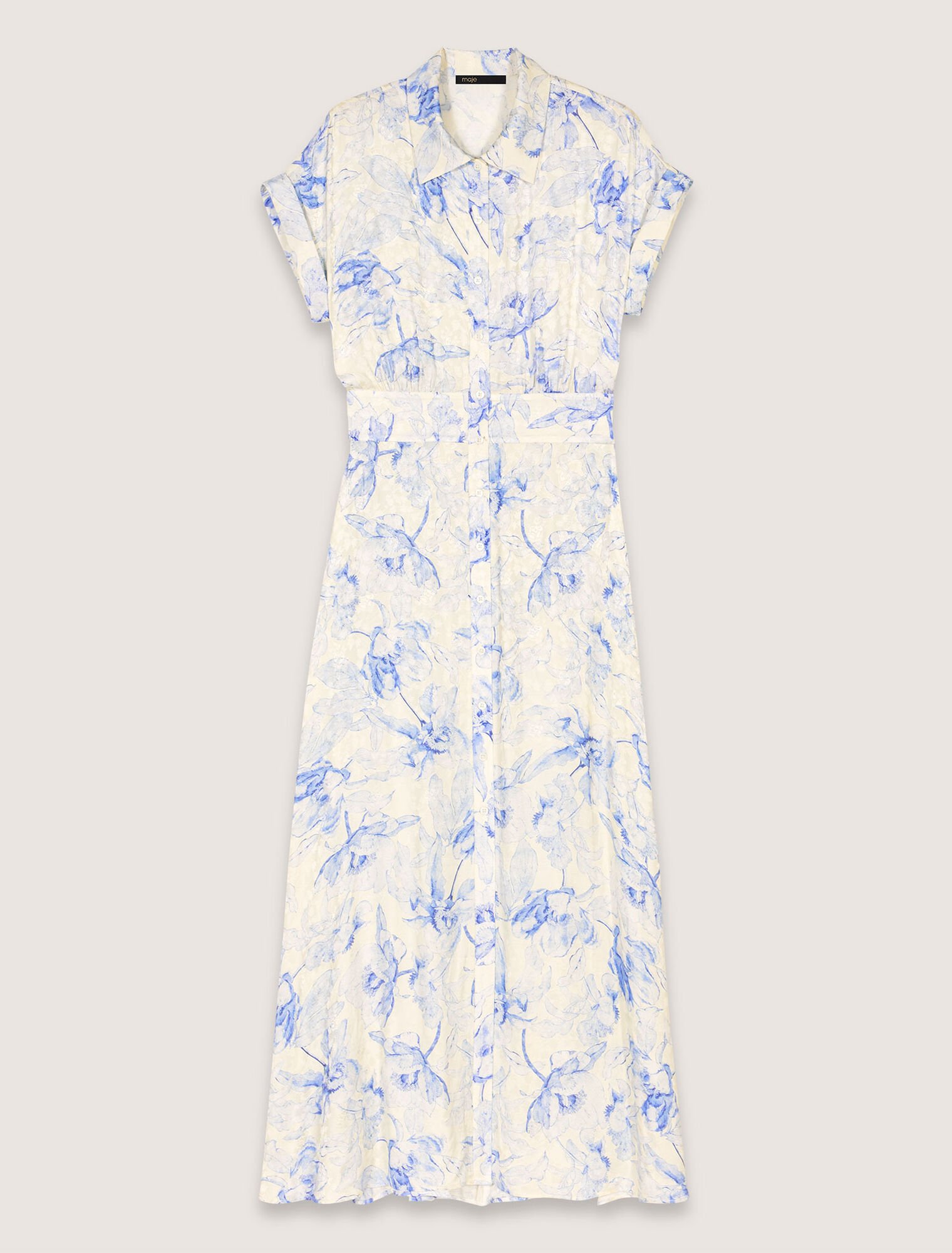 Robe longue imprimée