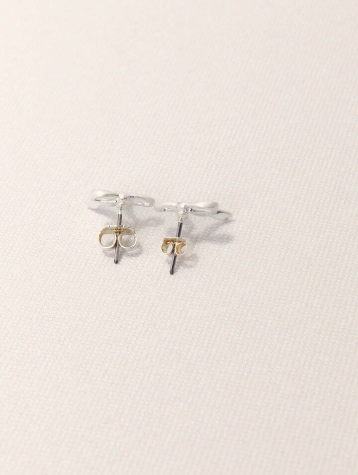Small bow earrings