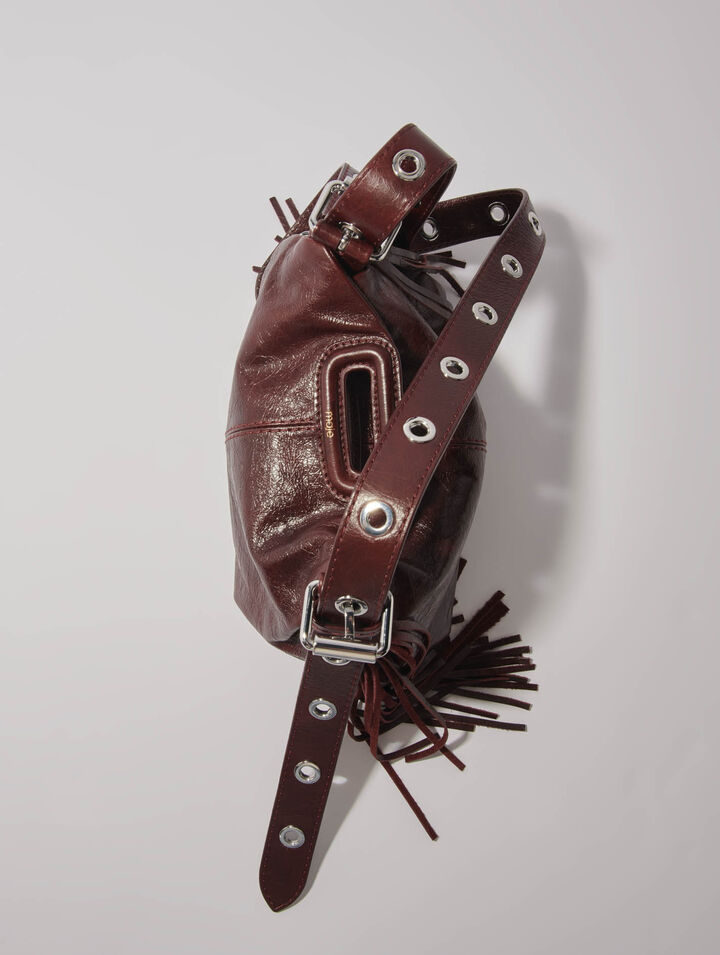 Sac Miss M Mini en cuir craquelé