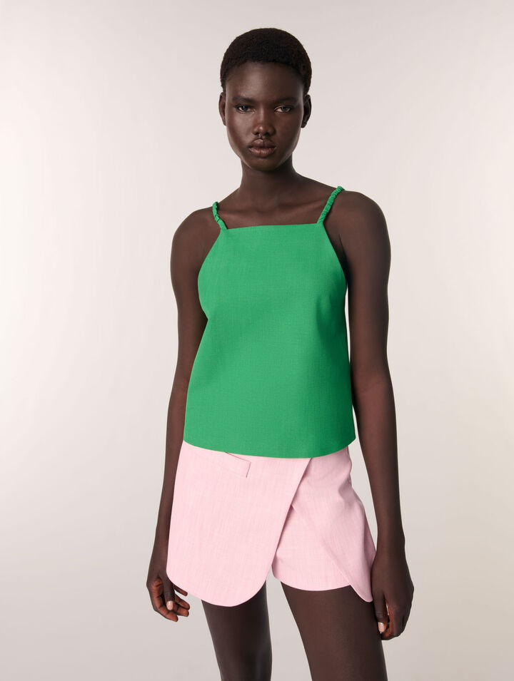 Short tailleur trompe l'œil