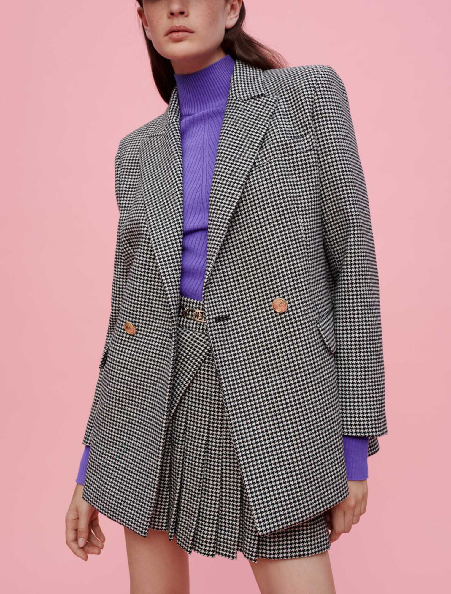 Houndstooth straight jacket