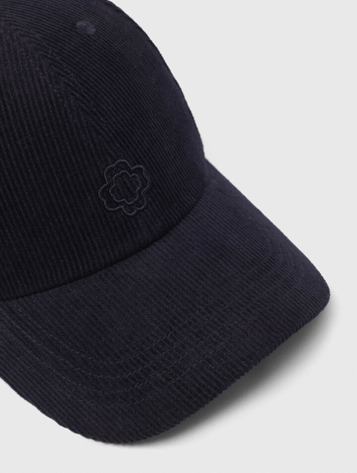 Corduroy cap