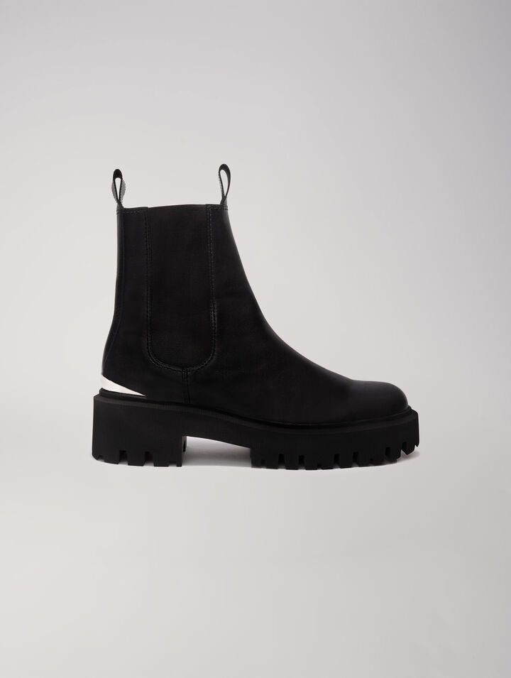 Platform Chelsea boots