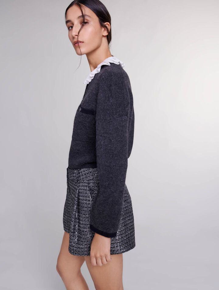 Short en tweed