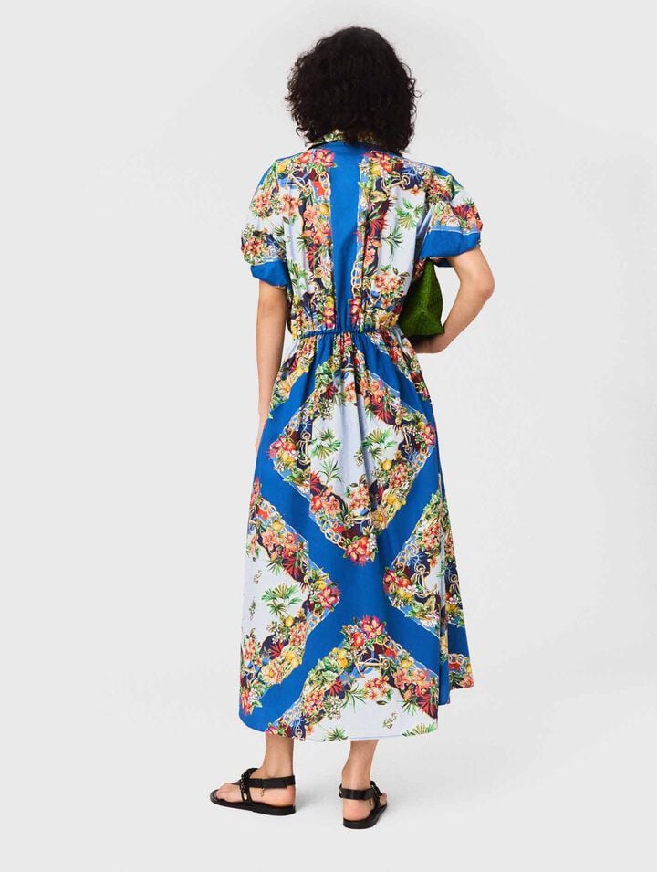 Robe longue imprimée