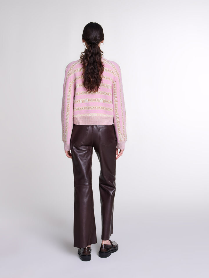 Pantalon en cuir