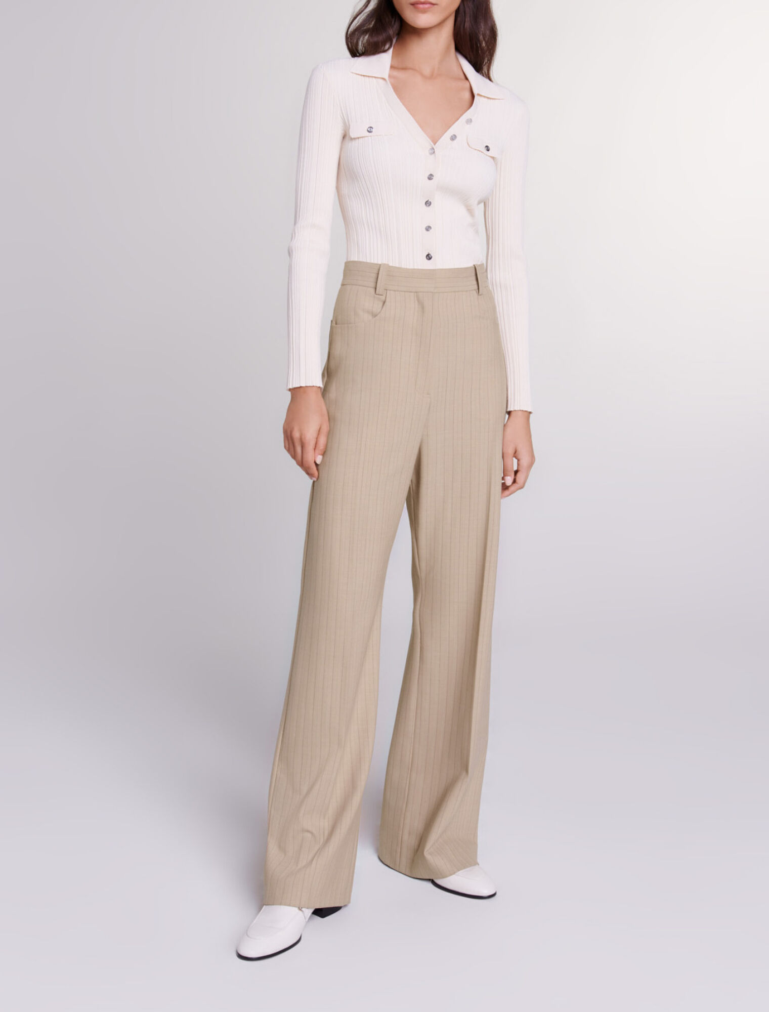 Pantalon taille haute