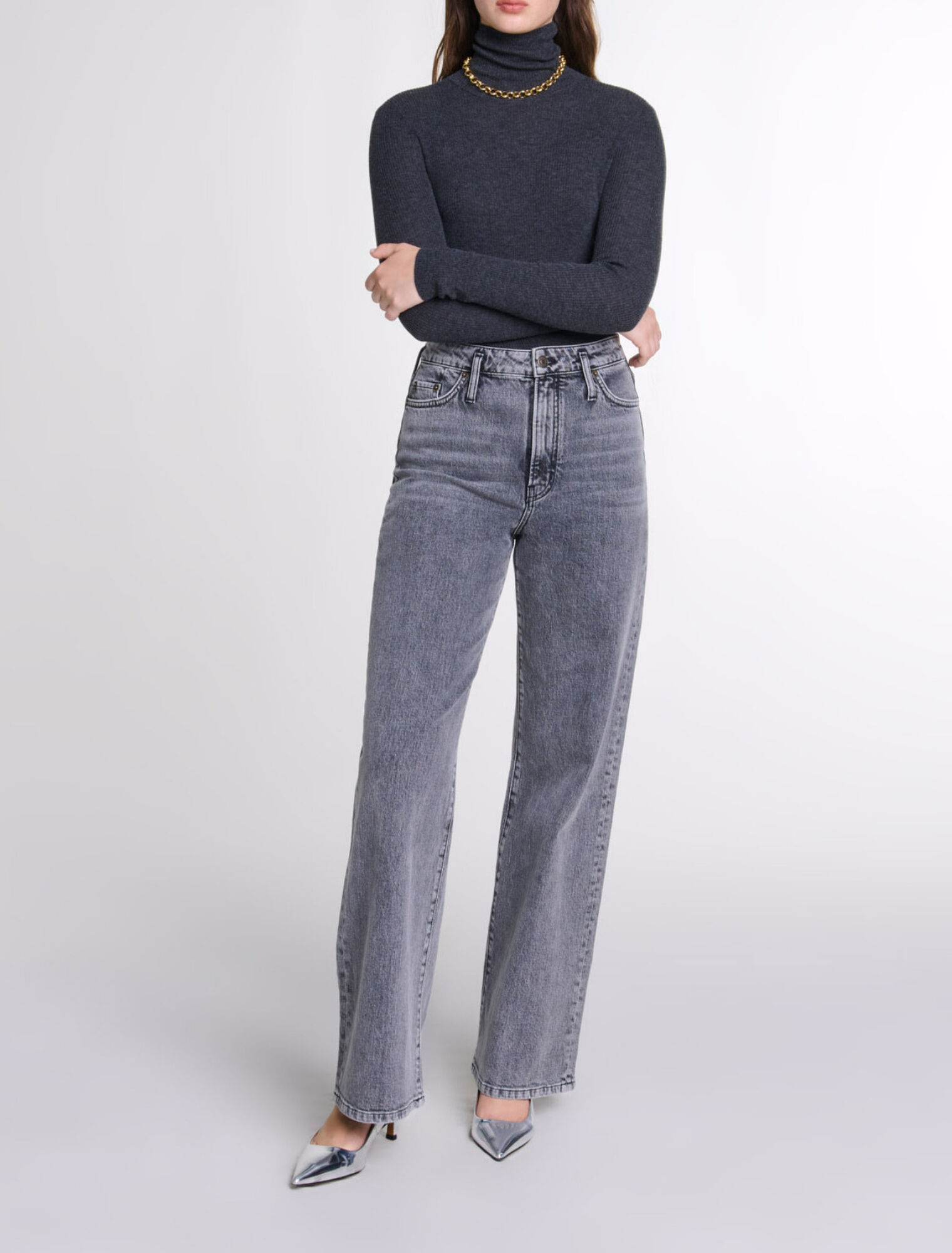 Wool and silk jumper