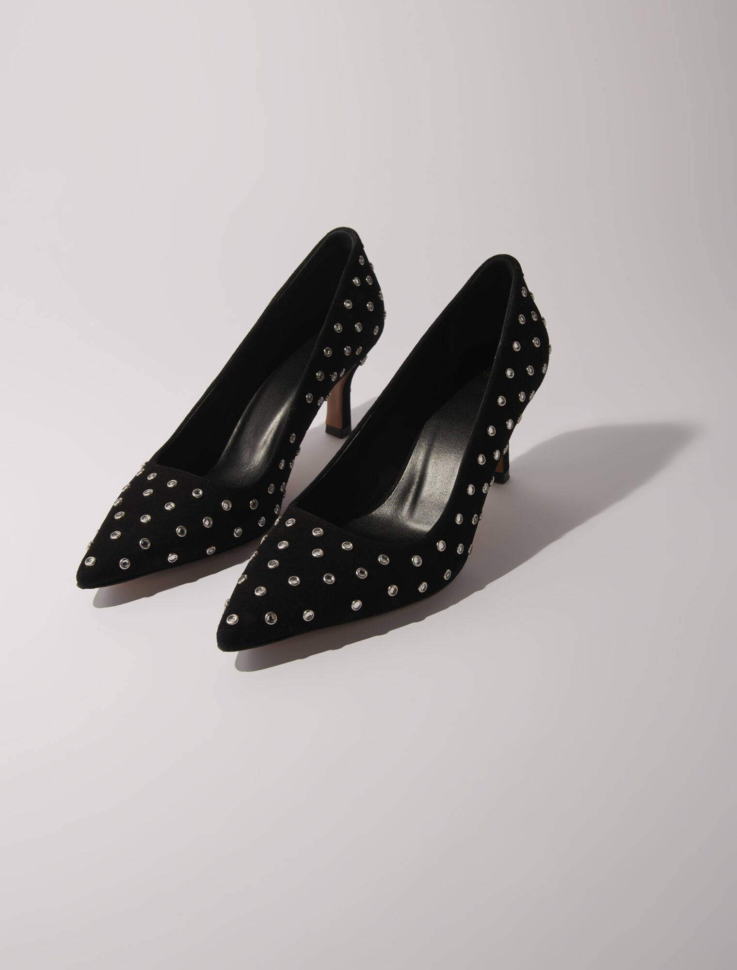 Escarpins pointus à strass