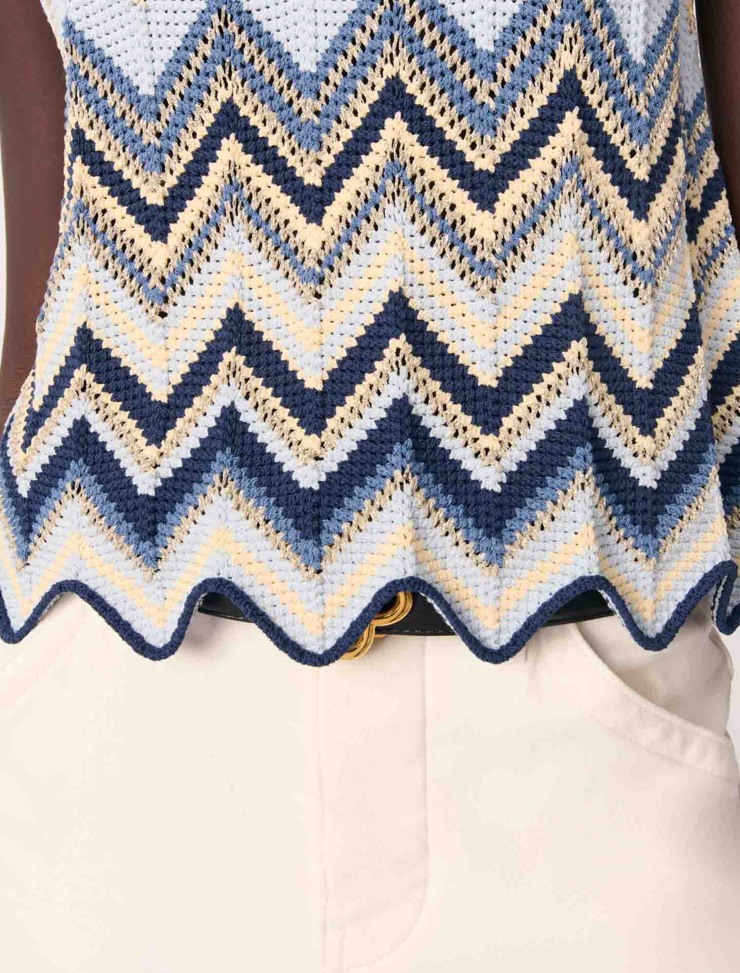 Top en crochet