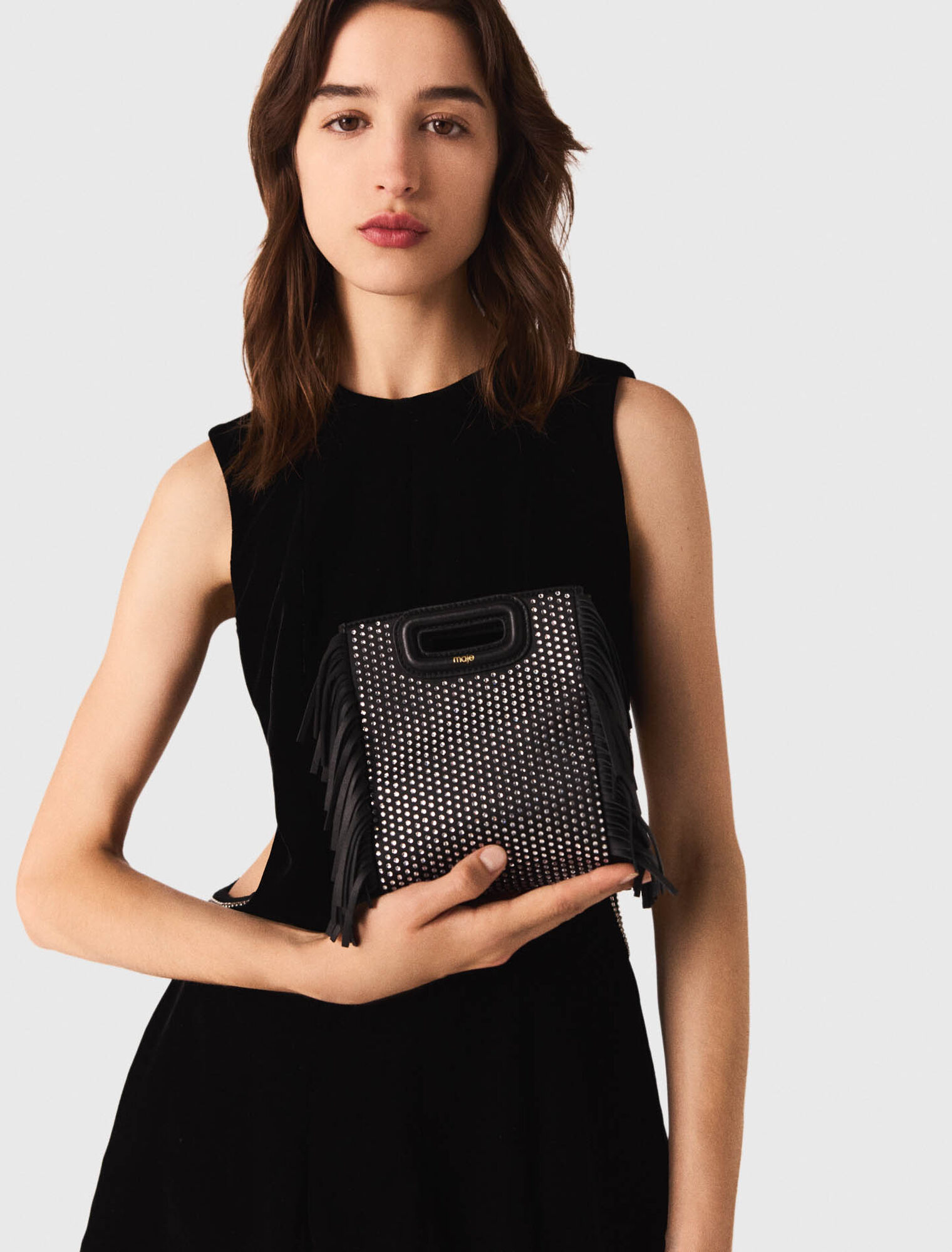 Sac M mini strassé