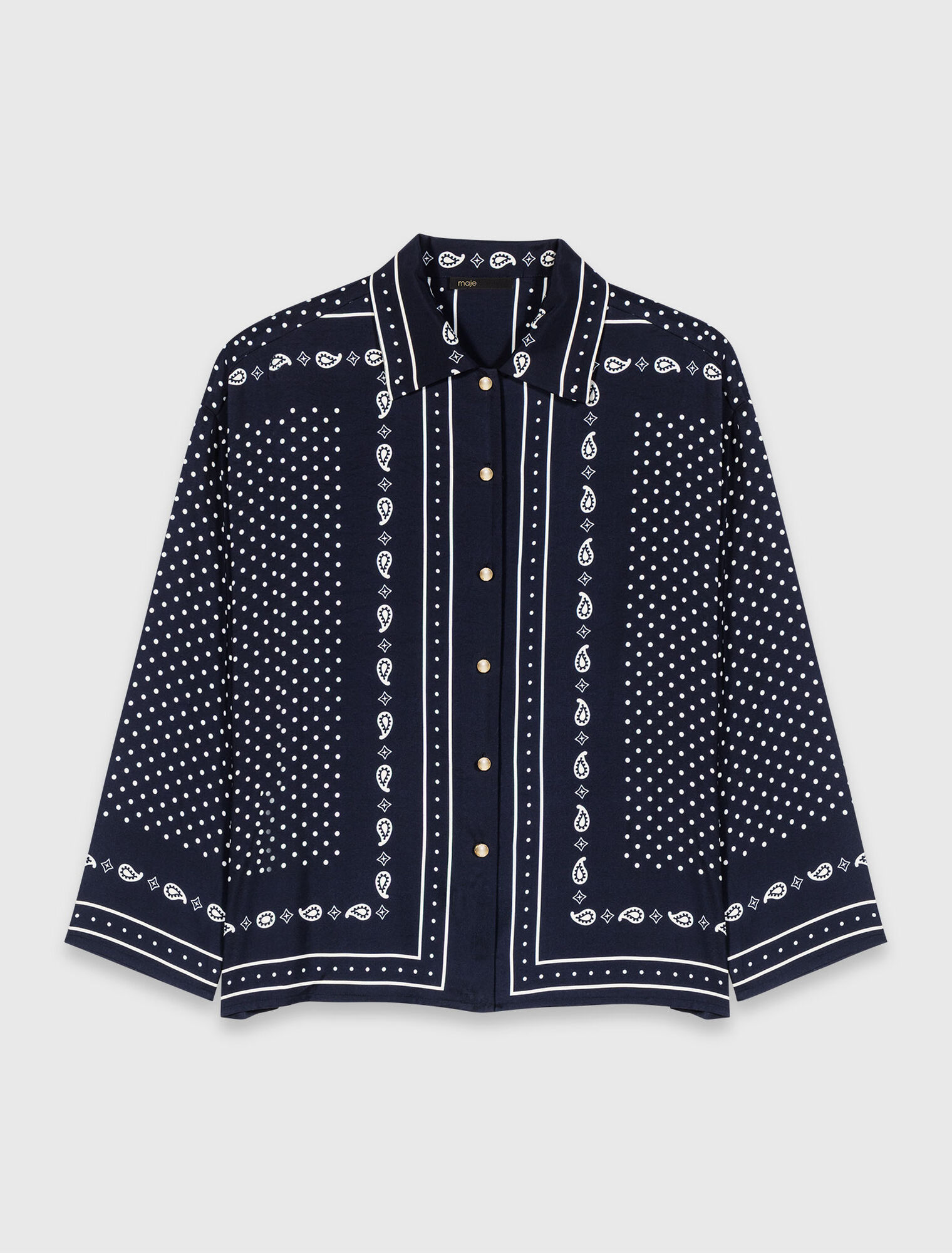 Flowing printed shirt