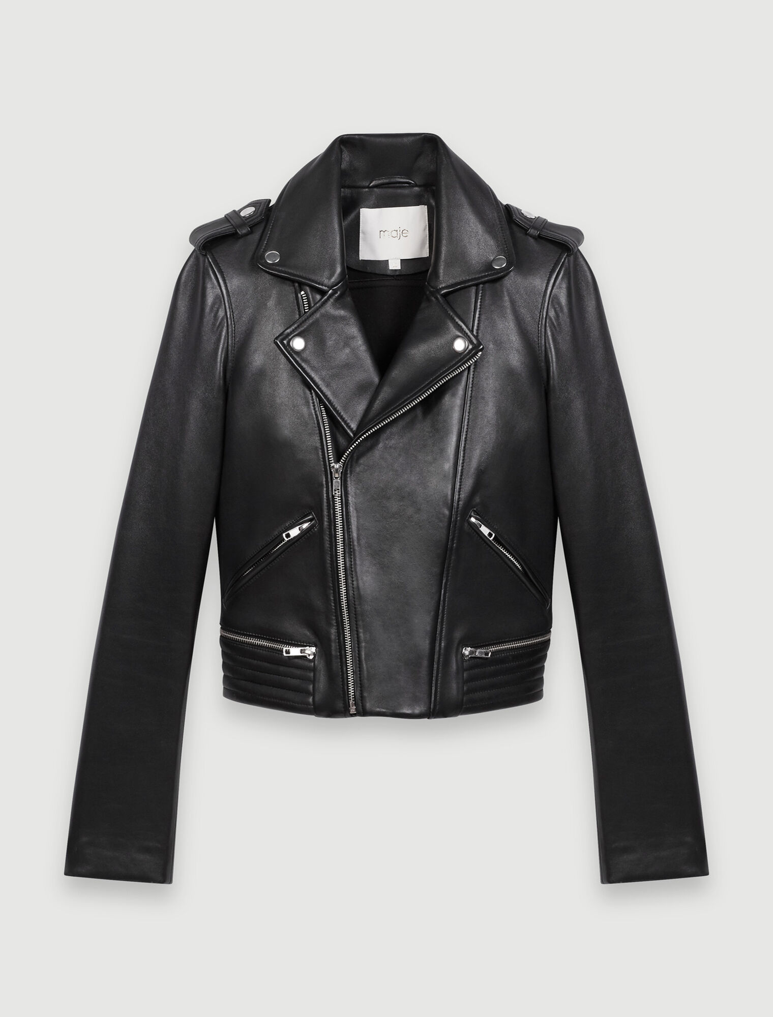 Blouson en cuir d'agneau