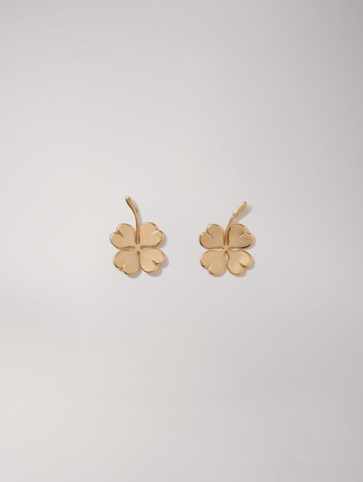 Boucles d'oreilles trèfle