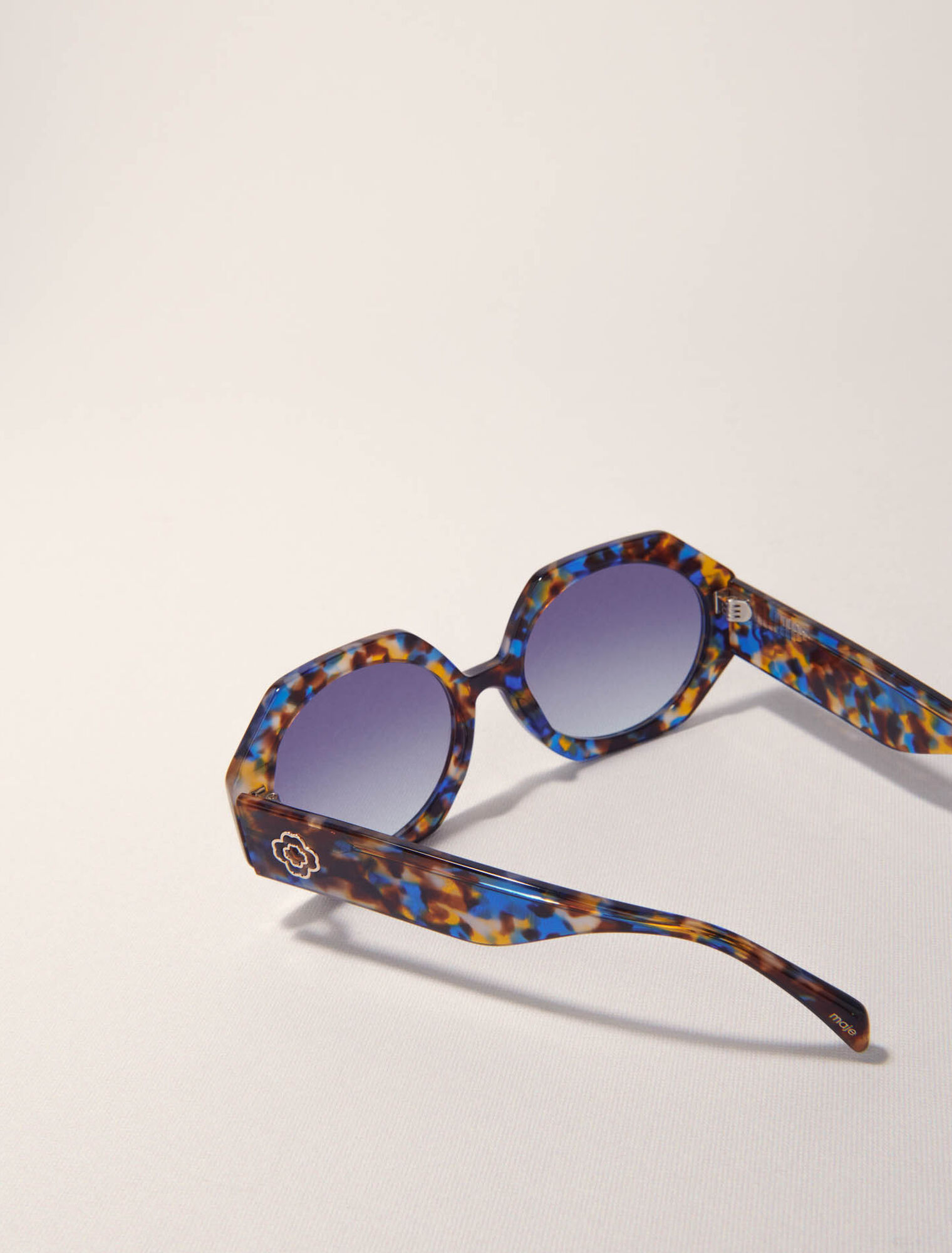 Lunettes rondes en acétate écaille