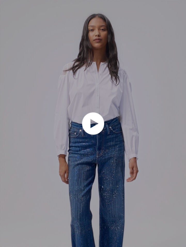 Chemise avec dentelle