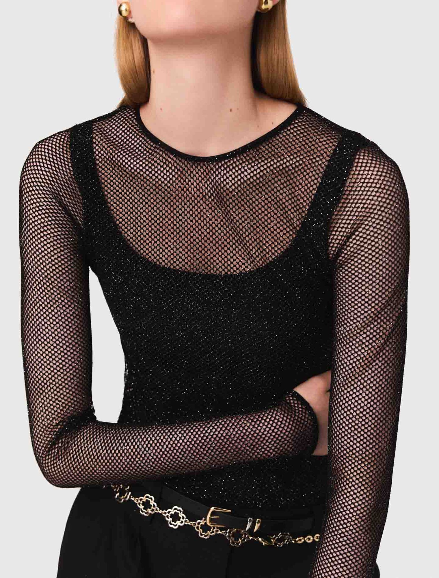 Diamanté jersey top