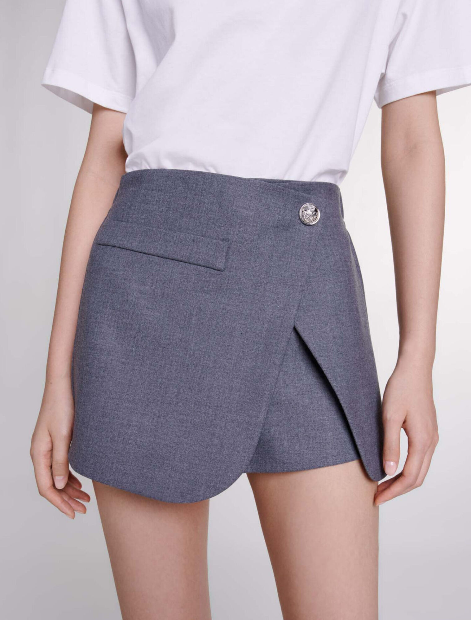 Jupe short portefeuille