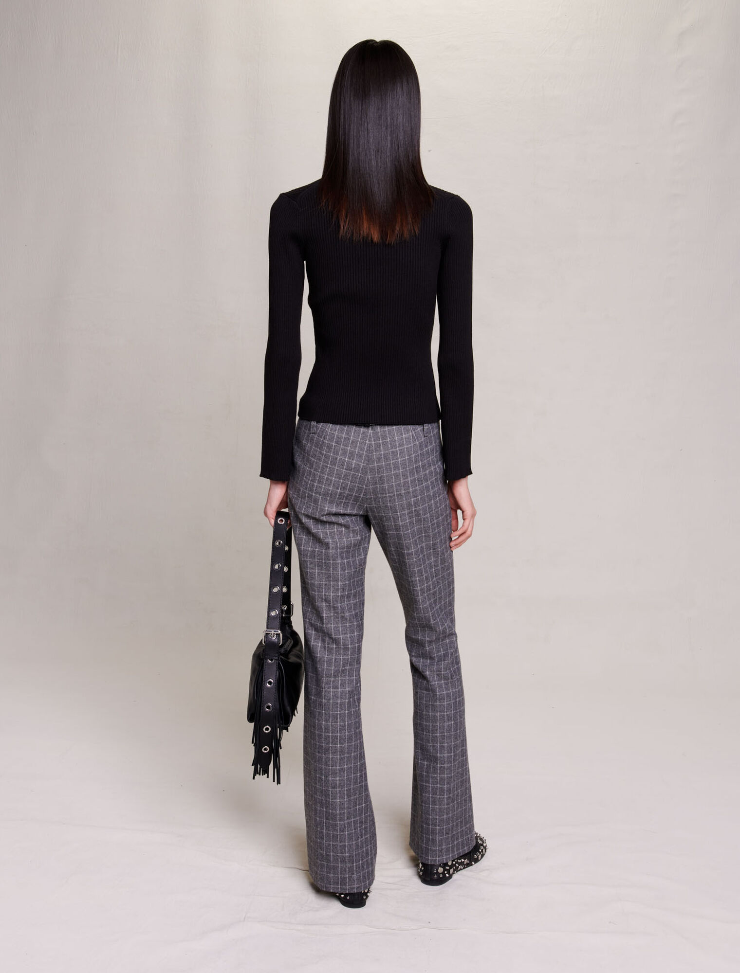 Pull polo en maille