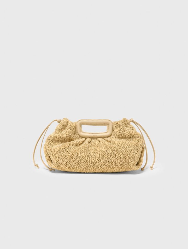 Mipli boucl&eacute; effect clutch bag
