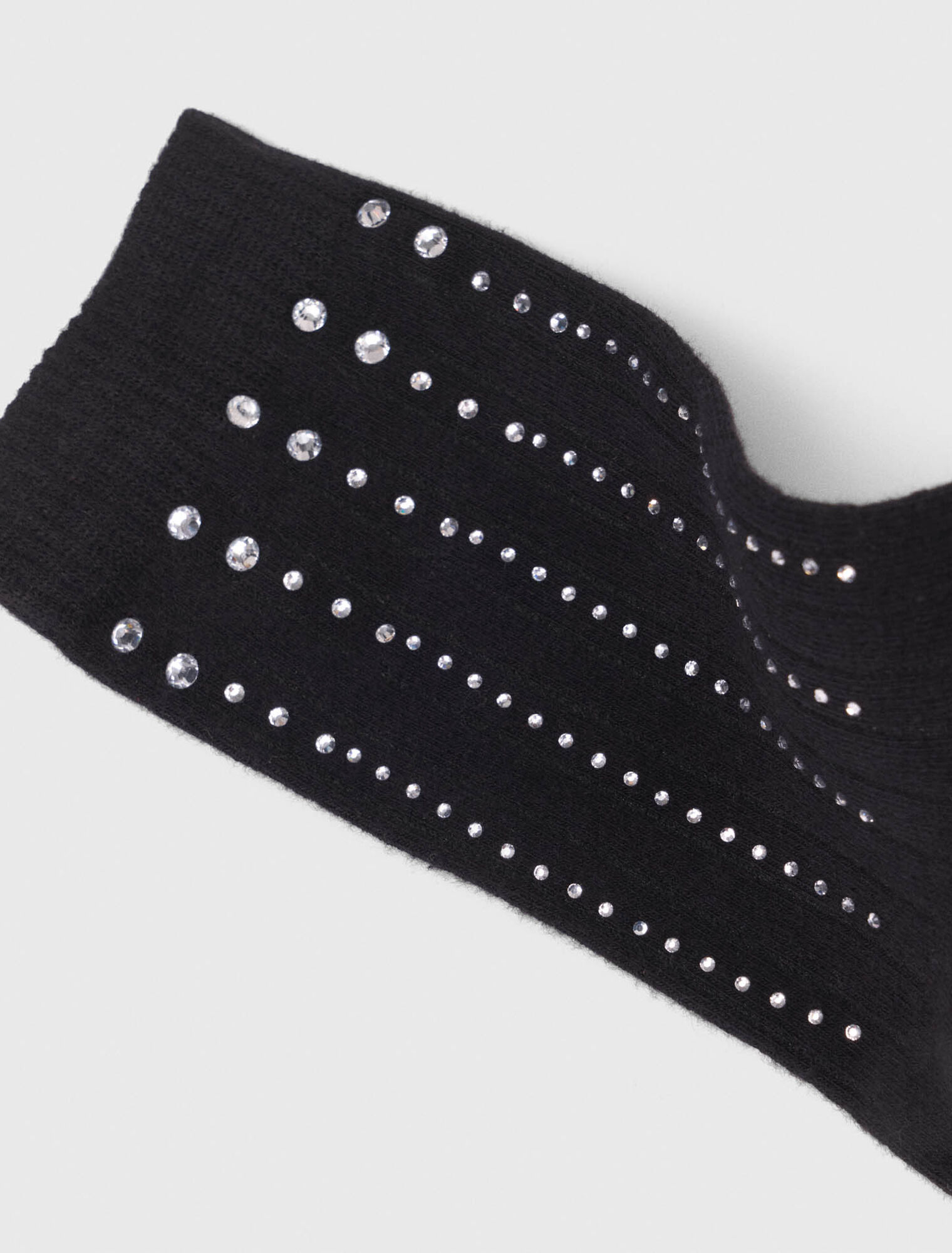 Chaussettes en coton à strass