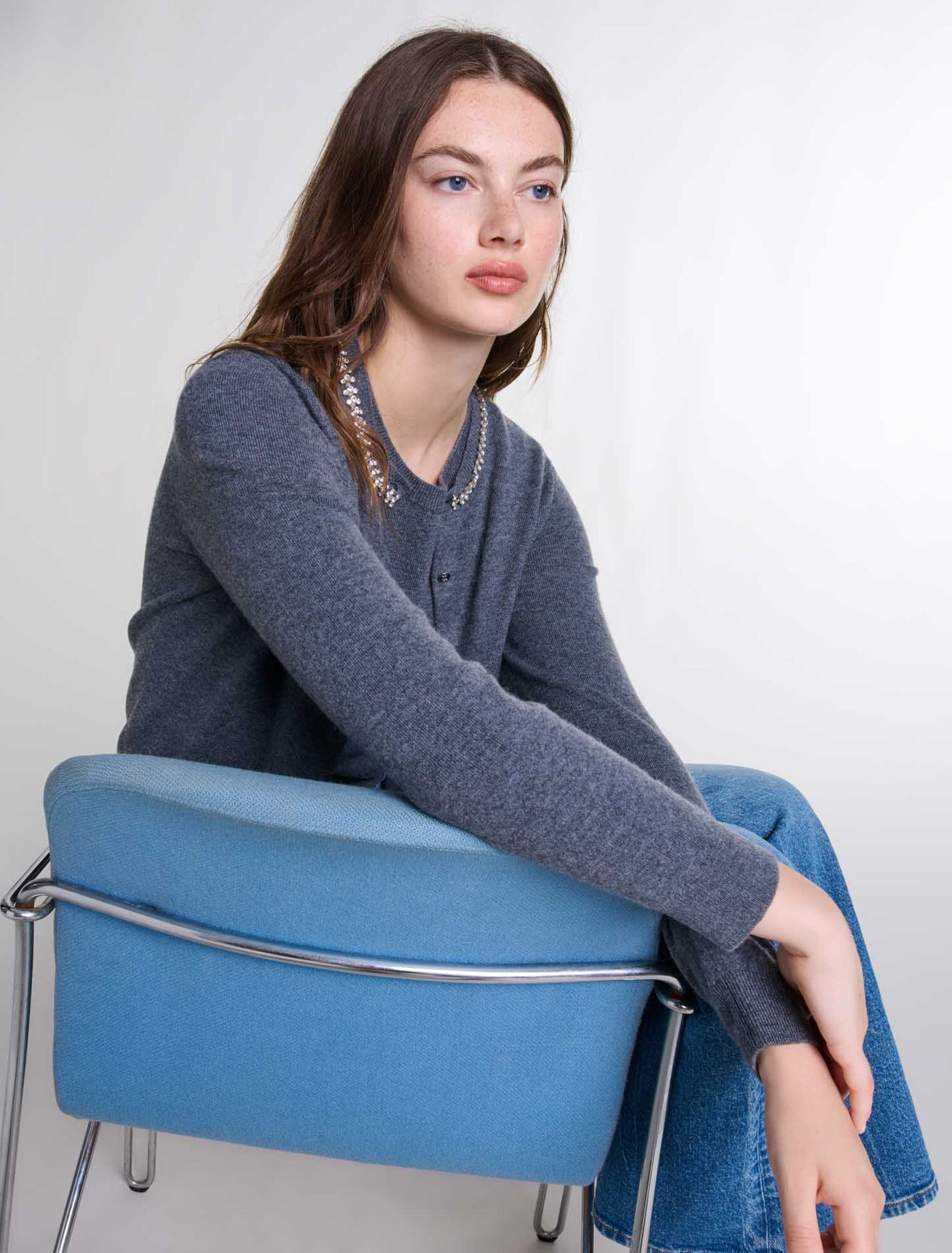 Cardigan 2-en-1 en cachemire