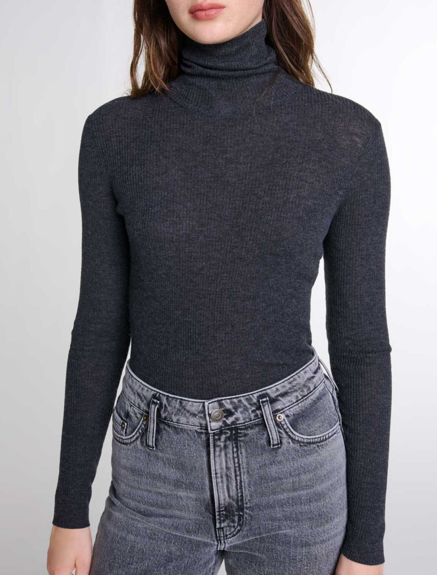 Wool and silk jumper