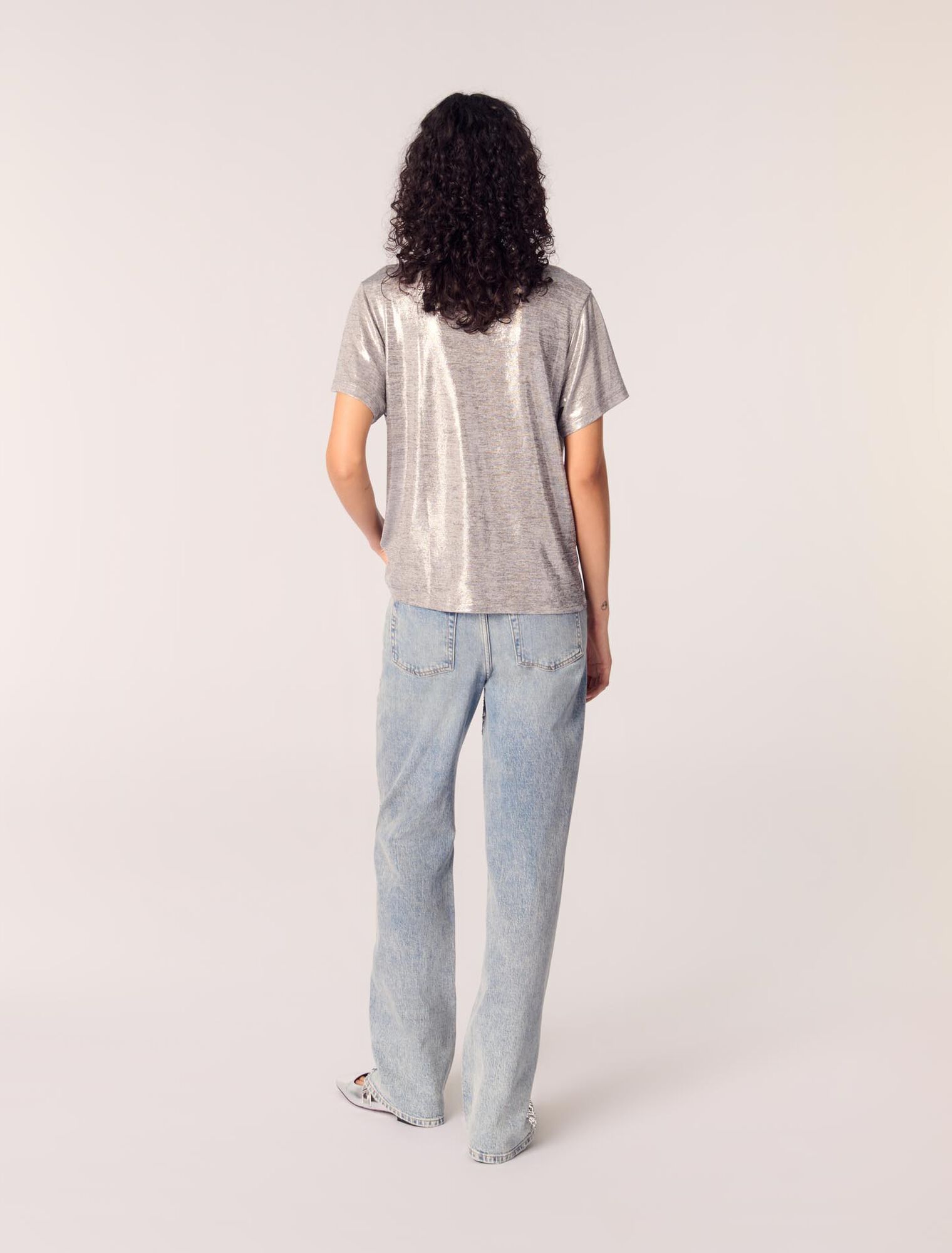 Tee-shirt lamé