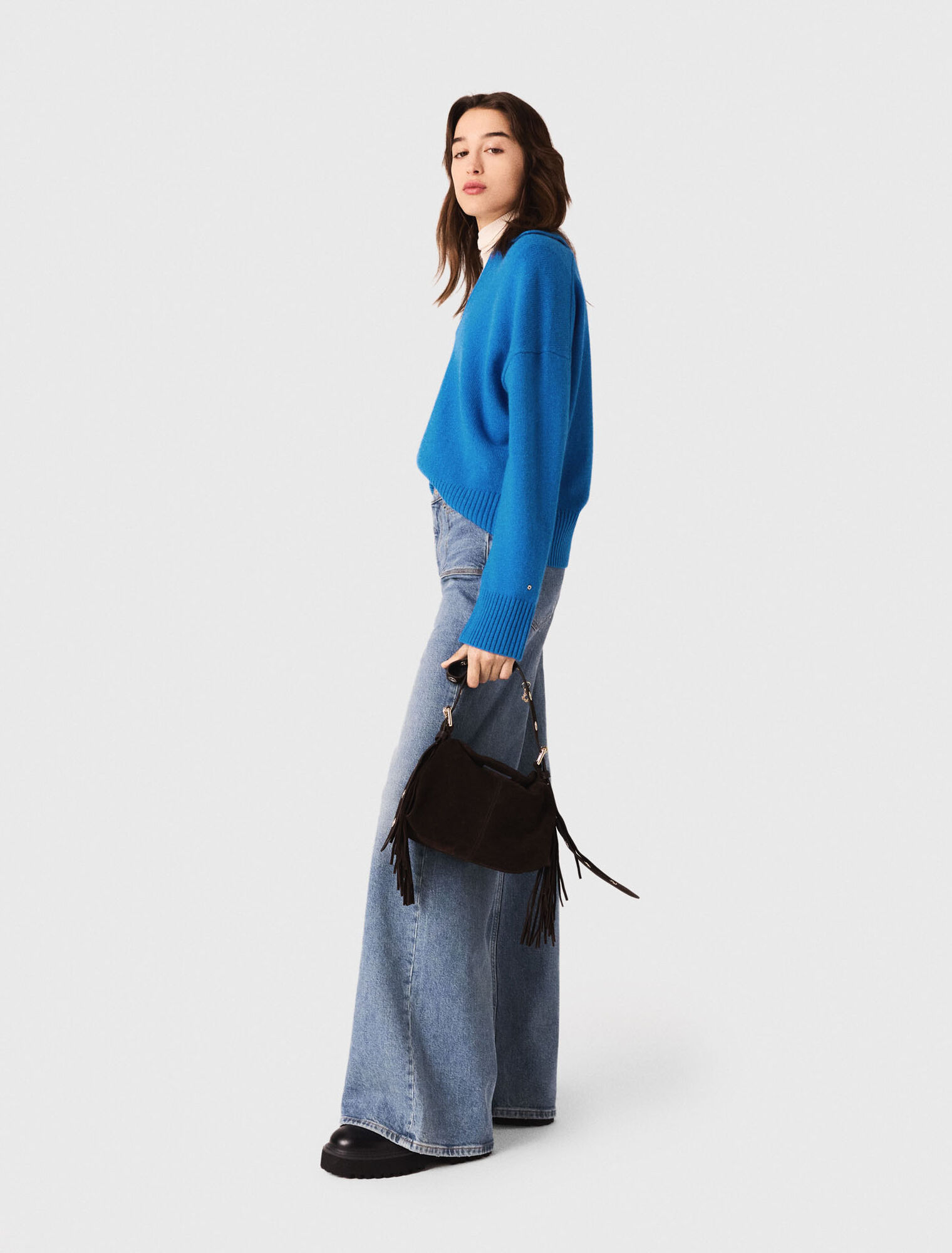 Pull en laine mélangée