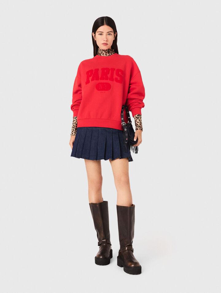PARIS NY lettering sweatshirt