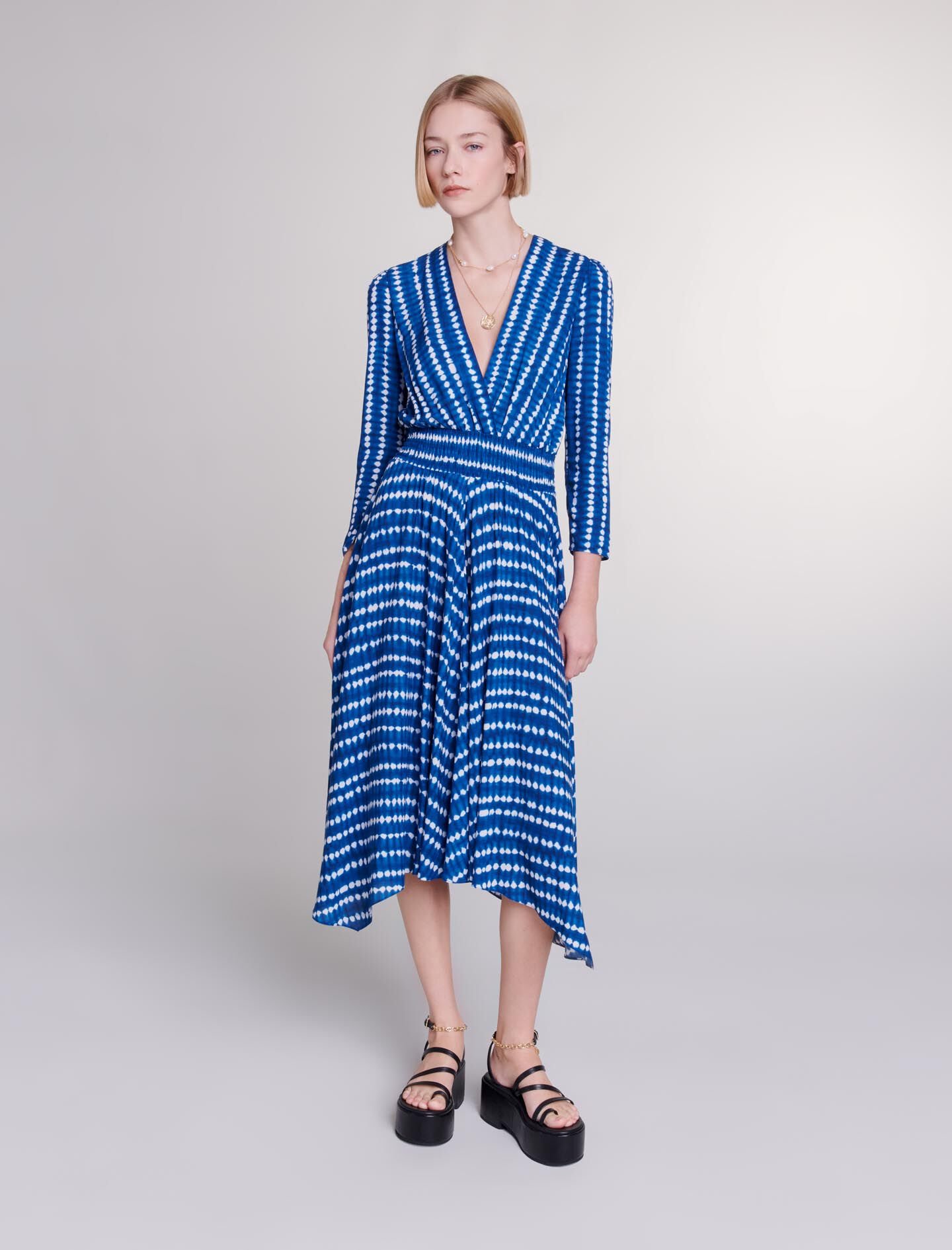 Robe longue asymetrique Robes longues Maje