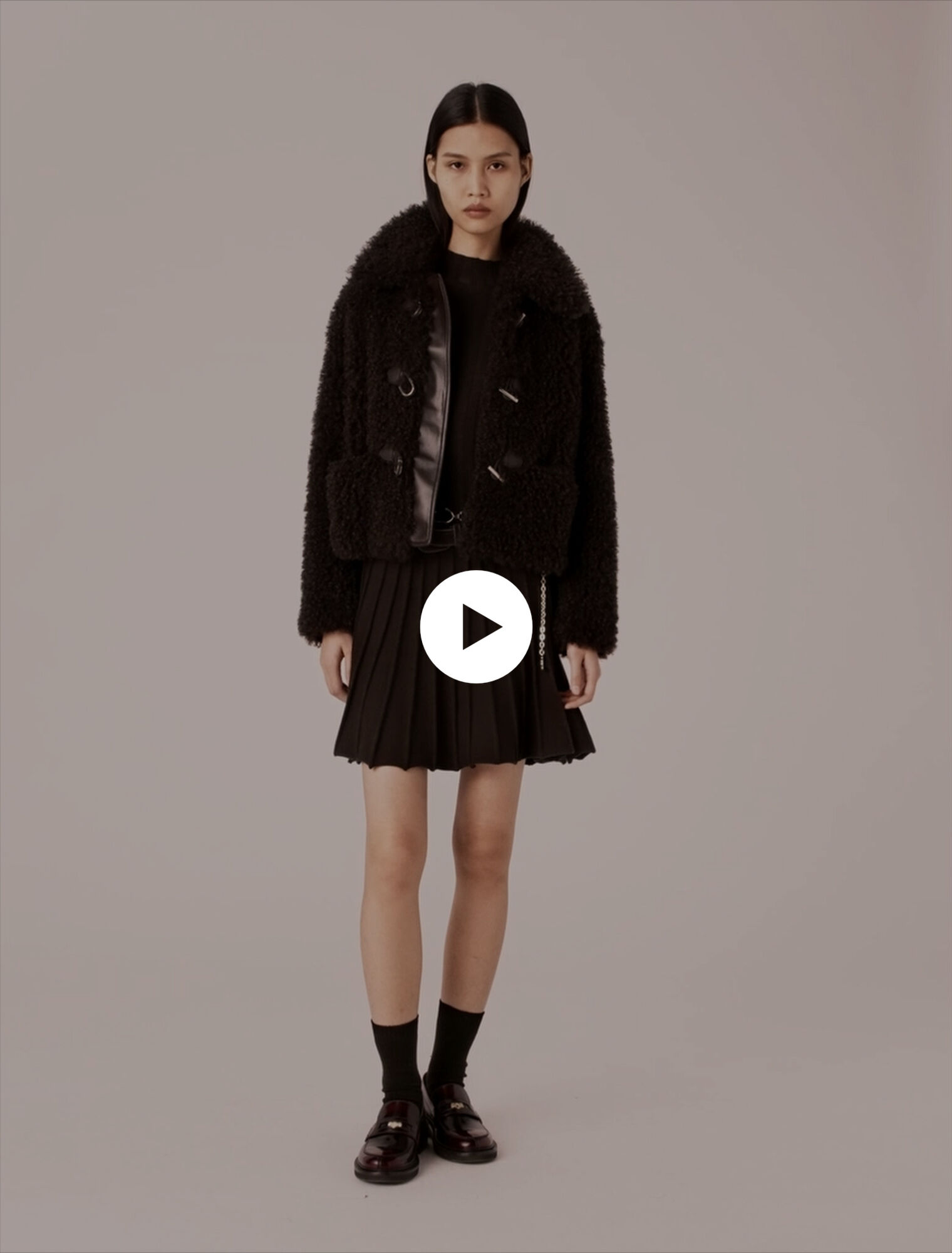 Short curly coat