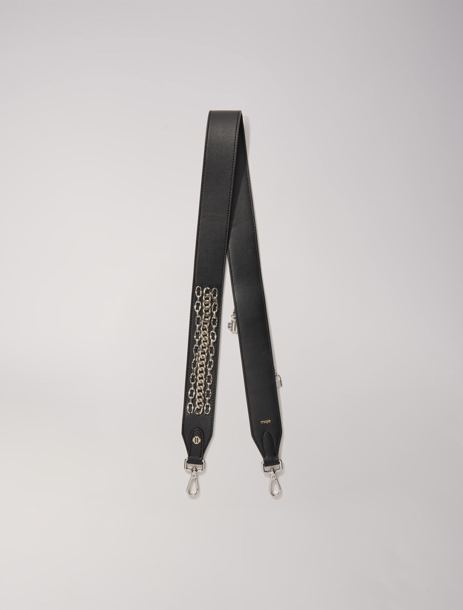 Leather shoulder strap