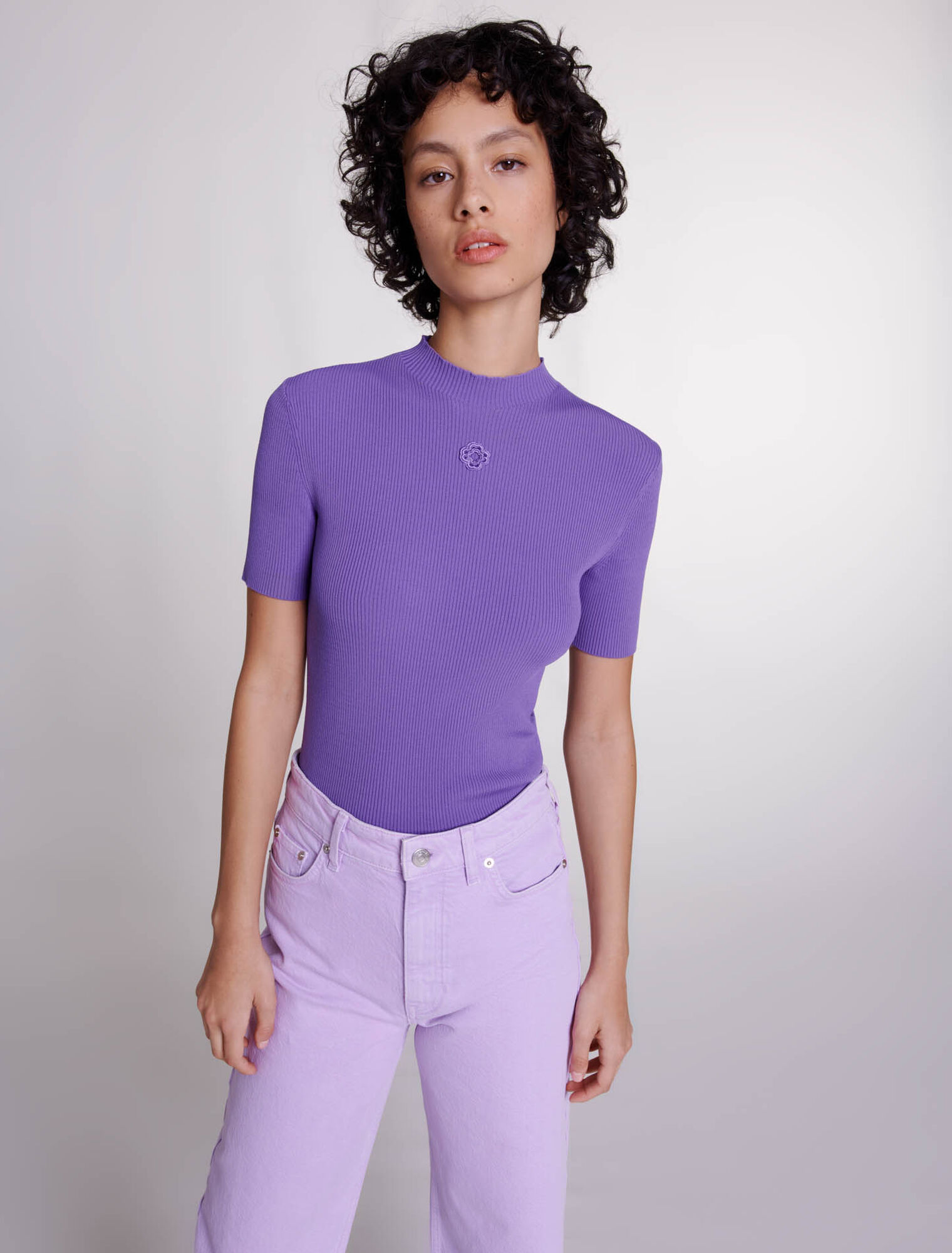 Top à broderie Clover