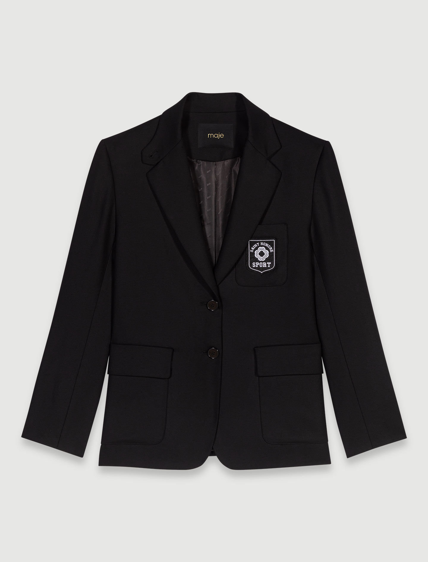 Trendy Women s Suit jackets Biker Tailored Tweed Maje