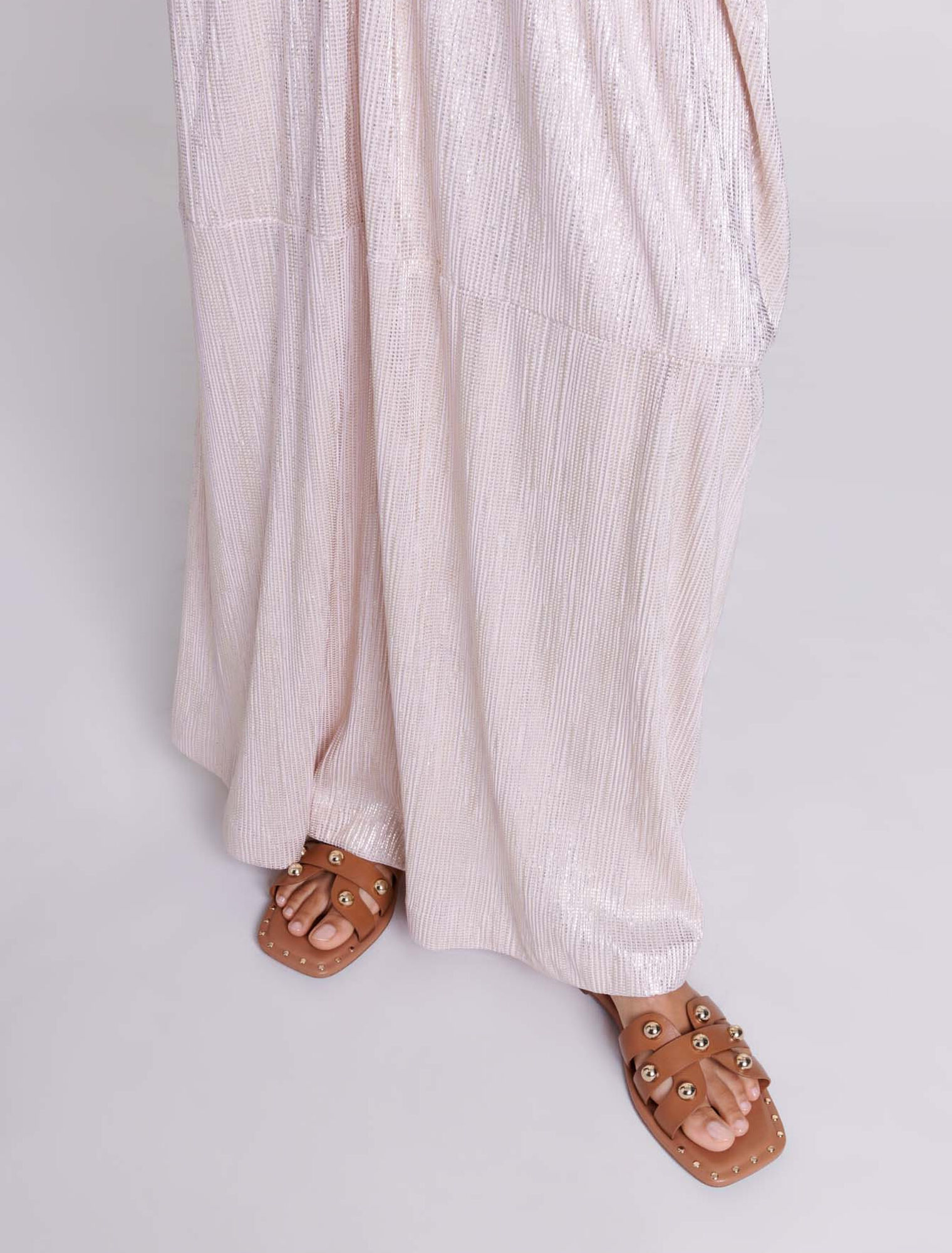 Belted maxi dress