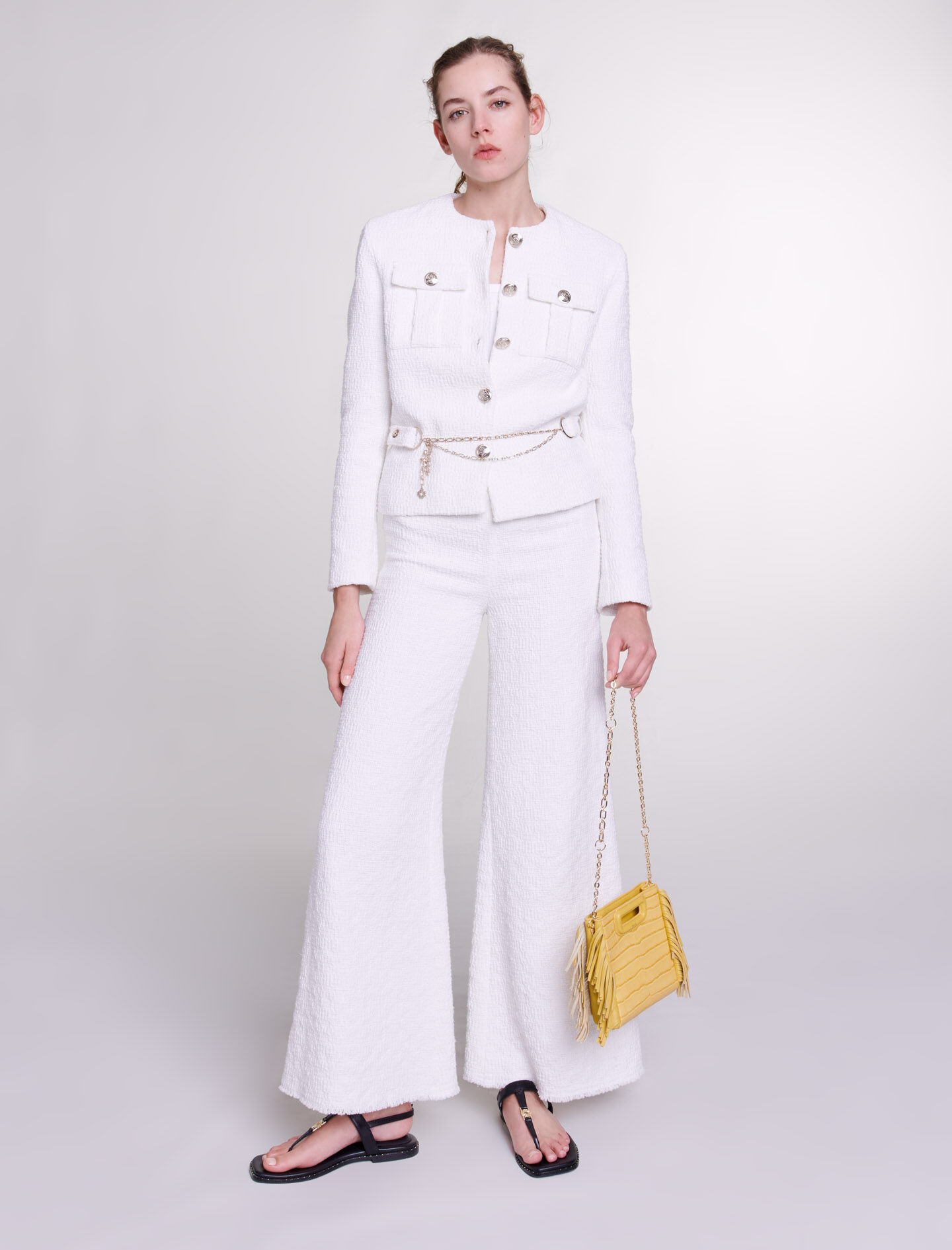 Maje white blazer store