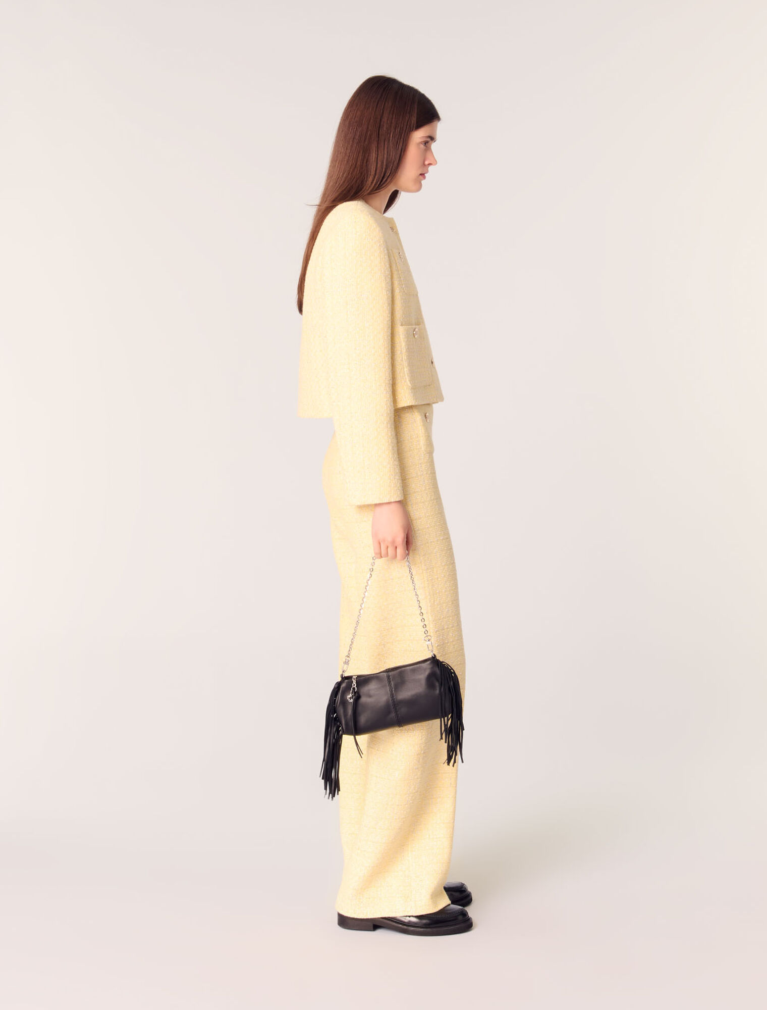 Pochette Miss M pouch en cuir lisse