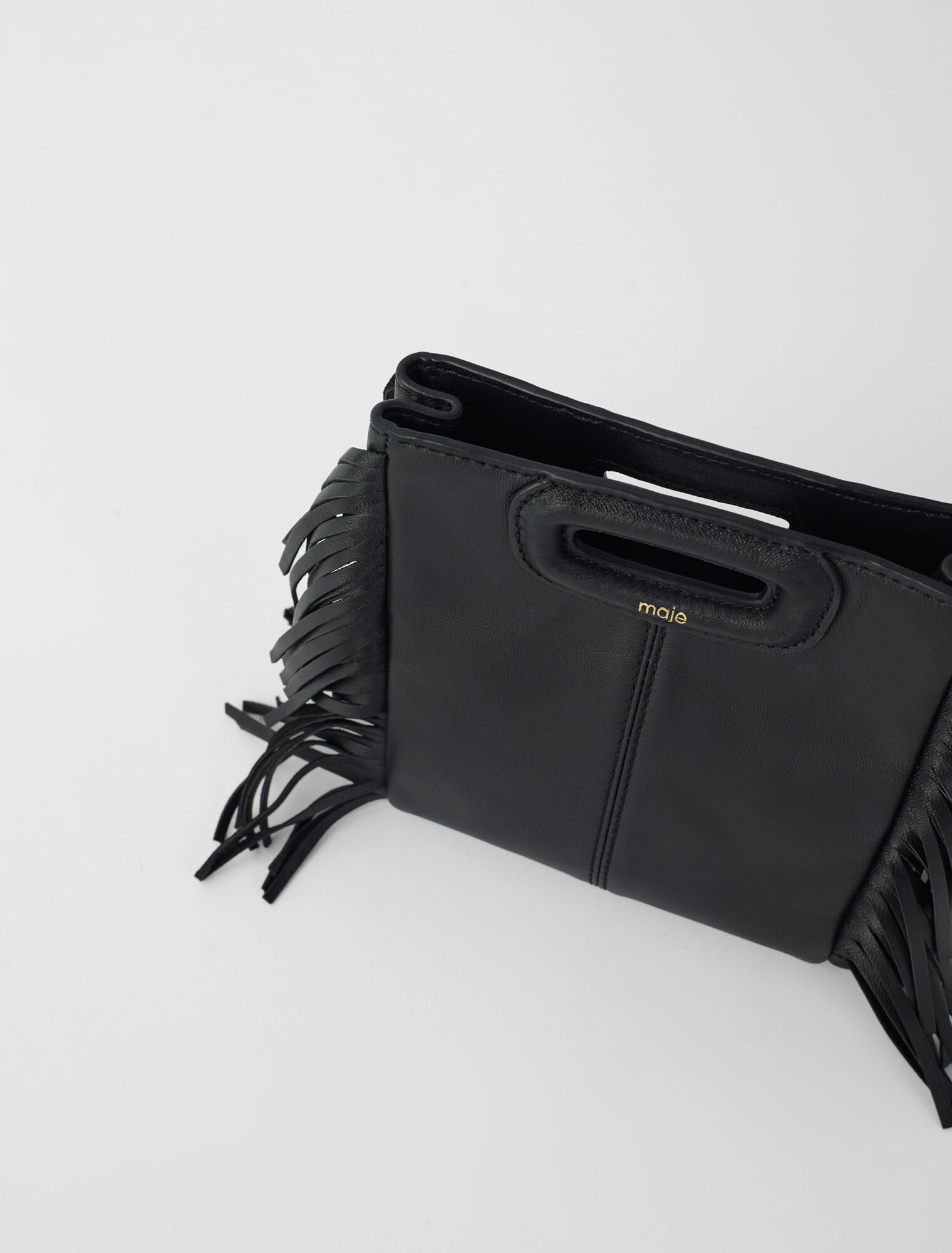 Sac M mini en cuir lisse