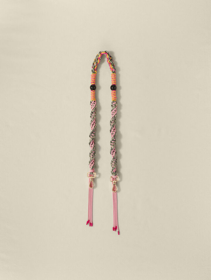Braided shoulder strap