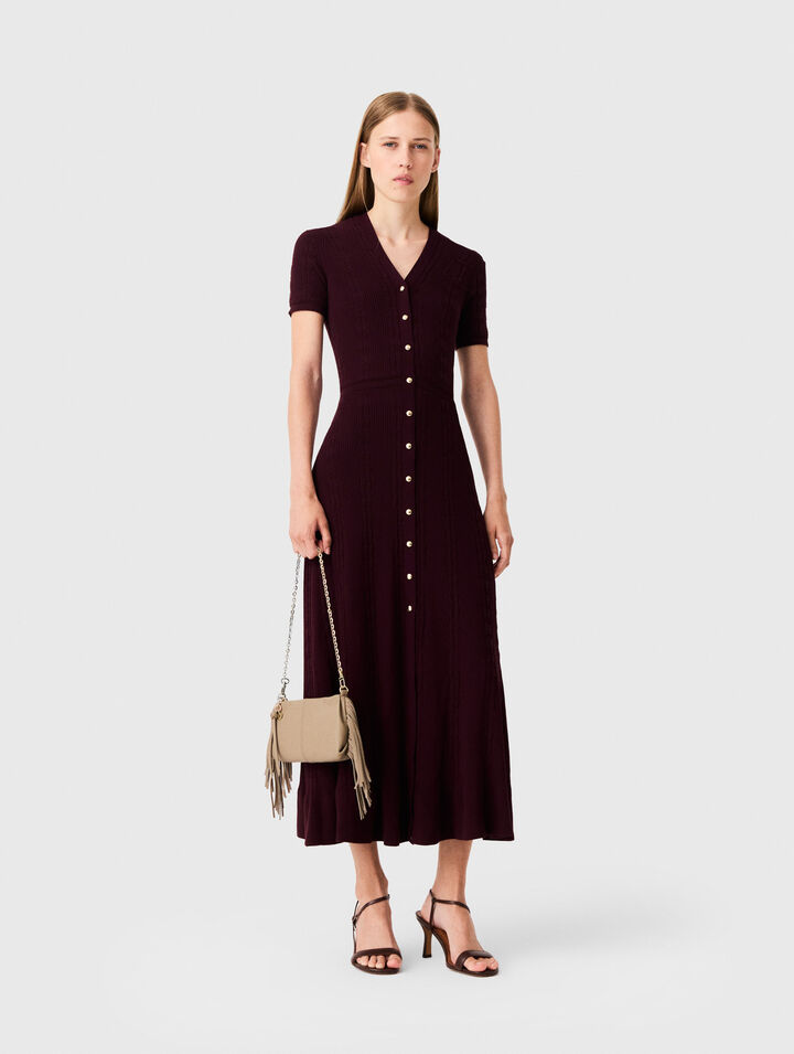 Knit maxi dress
